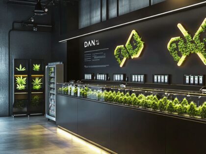 DNA Genetics seed bank with modern design and premium seed displays — representing elite seed banks in the United States.